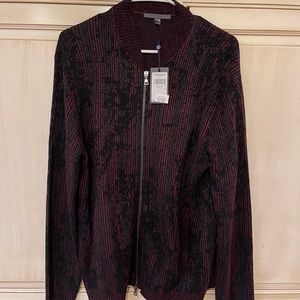 John Varvatos Zip Up Sweater